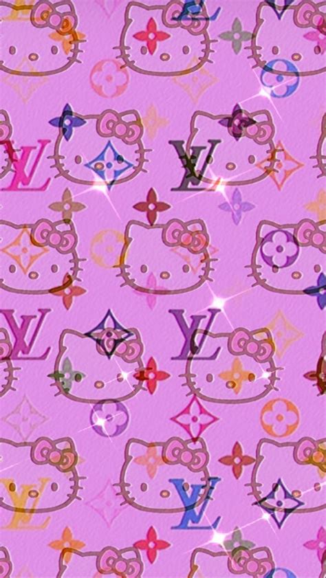 hello kitty lv wallpaper|Hello Kitty wallpaper louis vuitton.